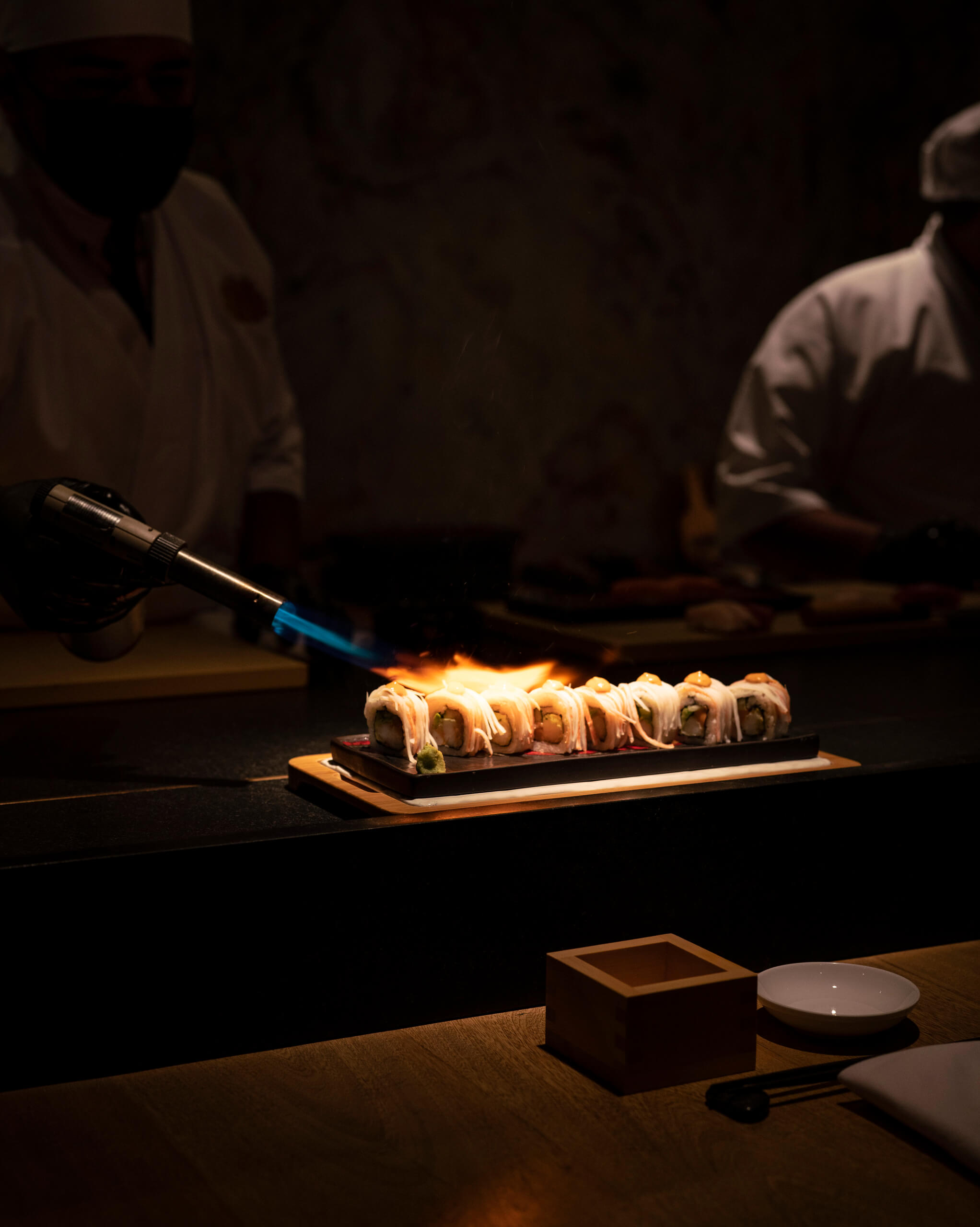 Interior de Hi-Kov Nigiri House